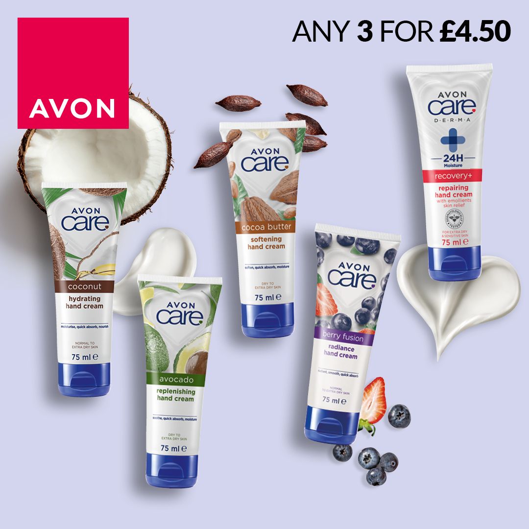 Shop Avon Online - Hand Creams 3 for £4.50